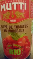 Mängden socker i Pulpe de tomates en morceaux
