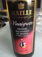 Mängden socker i Vinaigrette balsamique de Modène et pointe d'orange