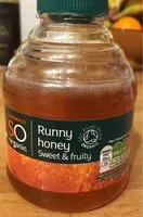 Mängden socker i So Organic Runny Honey