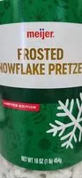 Mängden socker i Frosted snowflake pretzels