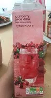 Mängden socker i Cranberry Juice Drink from Concentrate