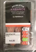 Mängden socker i Smoked pork sausage with caraway seeds