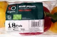 Mängden socker i mixed peppers