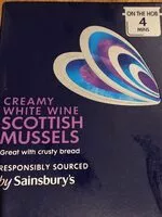Mängden socker i Creamy white wine scottish mussels