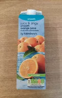 Mängden socker i Juicy & Zingy Smooth Orange Juice