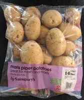 Mängden socker i Maris piper potatoes