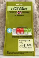 Mängden socker i 20% minced lamb