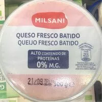 Mängden socker i Queso fresco batido
