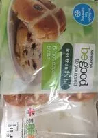 Mängden socker i Be Good to Yourself 6 Hot Cross Buns