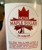 Mängden socker i Maple Sugar