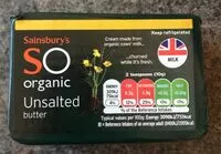 Mängden socker i Organic Butter