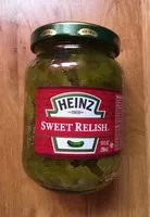 Mängden socker i Sauce Relish Au Concombre Heinz