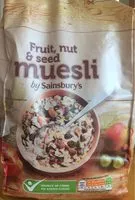 Mängden socker i Fruit, nut & seed Muesli