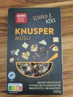 Mängden socker i Knusper Müsli Schoko & Keks