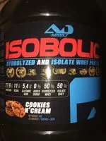 Mängden socker i Addict Sport Nutrition Isobolic 1000 G Cookies N Cream