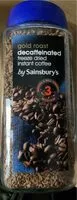 Mängden socker i Gold roast decaffeinated freeze dried instant coffee
