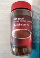 Mängden socker i Rich Roast instant coffee granules
