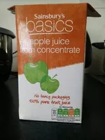 Mängden socker i apple juice from concentrate