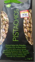 Mängden socker i Roasted Salted XXL Pistachios