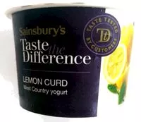 Mängden socker i Lemon curd West Country Yogurt