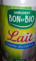 Mängden socker i lait bio demi écrémé