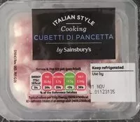 Mängden socker i Cubetti di Pancetta
