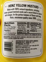 Mängden socker i Yellow Mustard