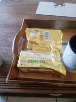 Mängden socker i Beurre gastronomique demi-sel