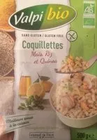 Mängden socker i Coquillettes mais riz quinoa