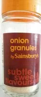 Mängden socker i onion granules
