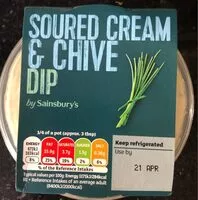 Soured cream chive dip