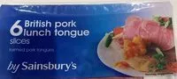 Mängden socker i British pork lunch tongue
