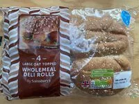 Mängden socker i Wholemeal Deli Rolls