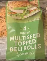 Mängden socker i Multiseed Topped Deli Rolls