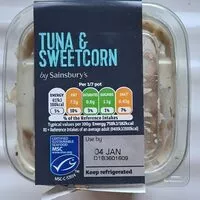 Mängden socker i Tuna and sweetcorn