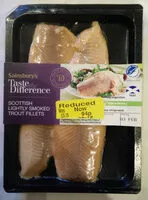 Mängden socker i Scottish lightly smoked trout fillets