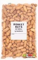 Mängden socker i Monkey Nuts in Shell