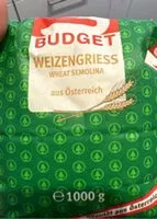 Mängden socker i Weizengrieß