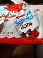 Mängden socker i Schoko-bons
