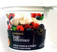 Mängden socker i Crème Fraîche d'Isigny