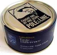 Mängden socker i Albacore Tuna Steak in spring water
