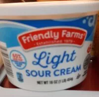 Mängden socker i Sour cream