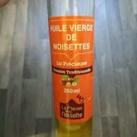 Mängden socker i Huile vierge de noisettes