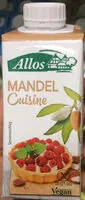 Mängden socker i Mandel Cuisine