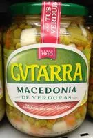 Mängden socker i Menestra de verduras