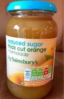 Mängden socker i Reduced sugar thick cut orange marmalade