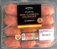 Mängden socker i Spanish cooking mini chorizo sausages