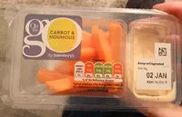 Mängden socker i Carrot & houmous
