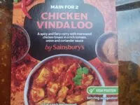 Mängden socker i Chicken vindaloo