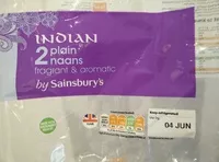 Mängden socker i Plain Naan Bread